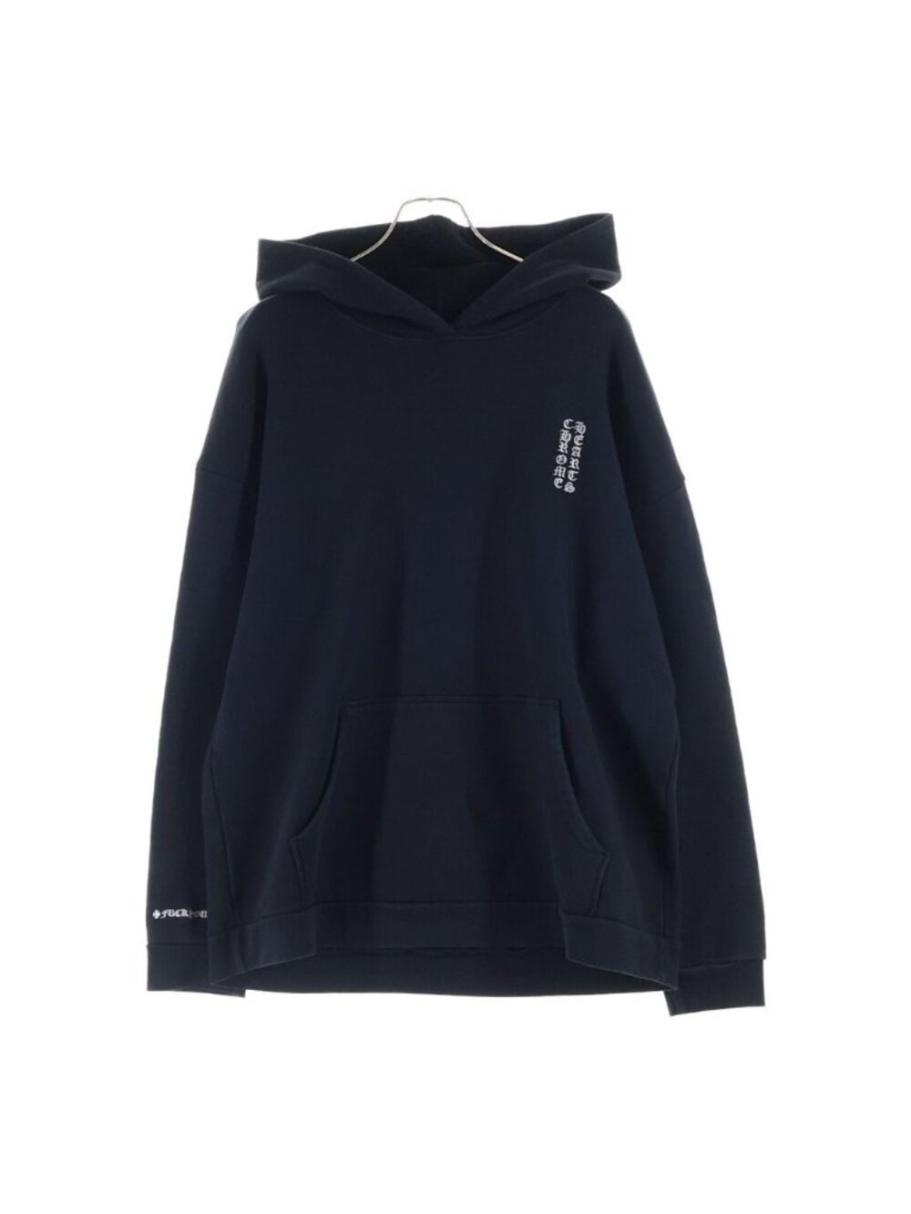 Chrome Hearts Grp Y NOT Hoodie Logo Embroidery Pullover Sweatshirt Black